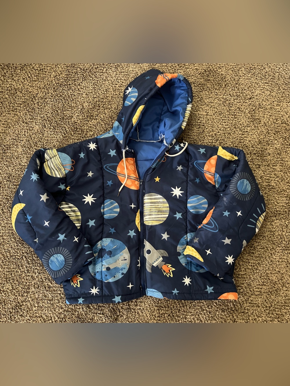 Handmade Outer Space Coat - Picture 2 of 6